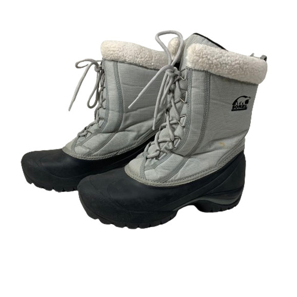 SOREL‎ Silver Grey Cumberland Insulated Snow Boots - Picture 1 of 14